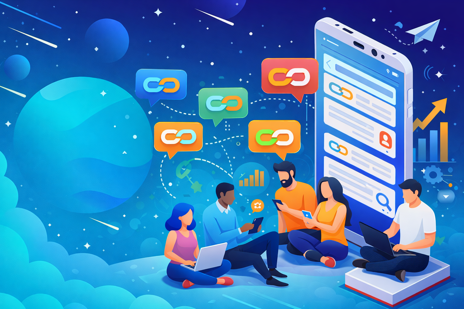 How to properly place crowd links on forums